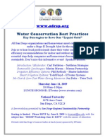 2009-06-11 SDRSP Water Workshop Flyer