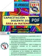 Capacitación Taller_Rutas de aprendizaje_área de matemática_2014_ed