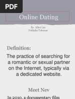 Download Online Dating Powerpoint Presentation by Allen Lin SN217889726 doc pdf