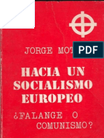 Jorge Mota Hacia Un Socialismo Europeo