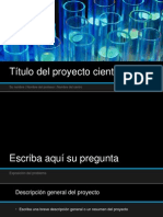 Título Del Proyecto Científico