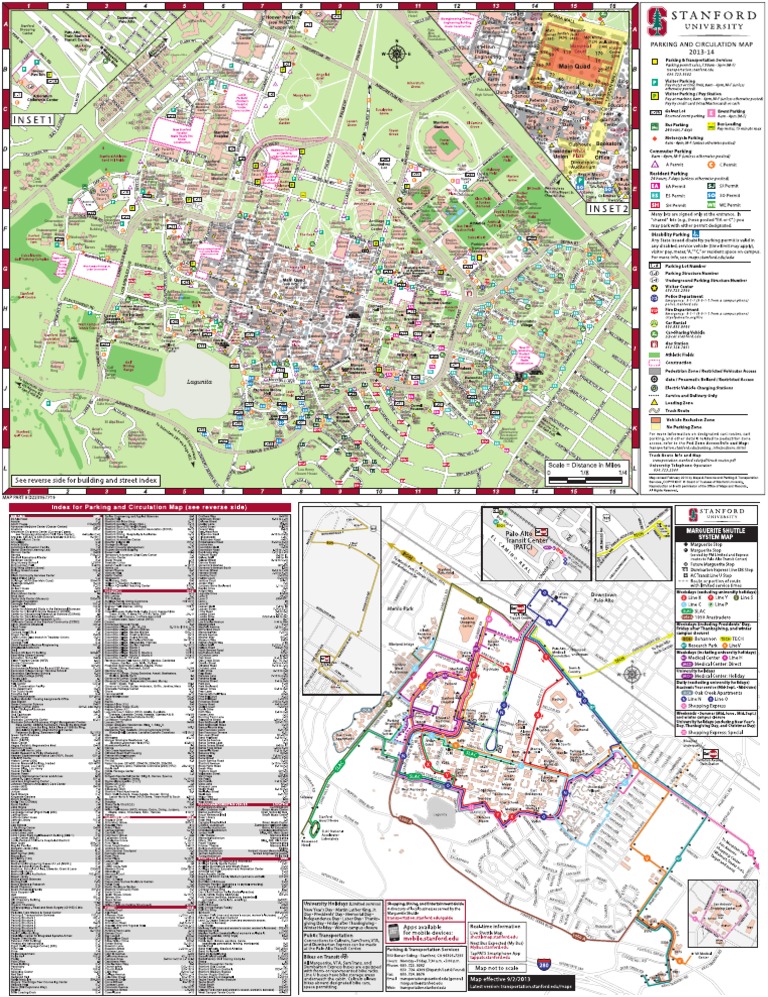 Stanford Campus Parking Map | PDF
