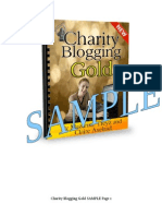 Sample of Charity Blogging Gold e-course
