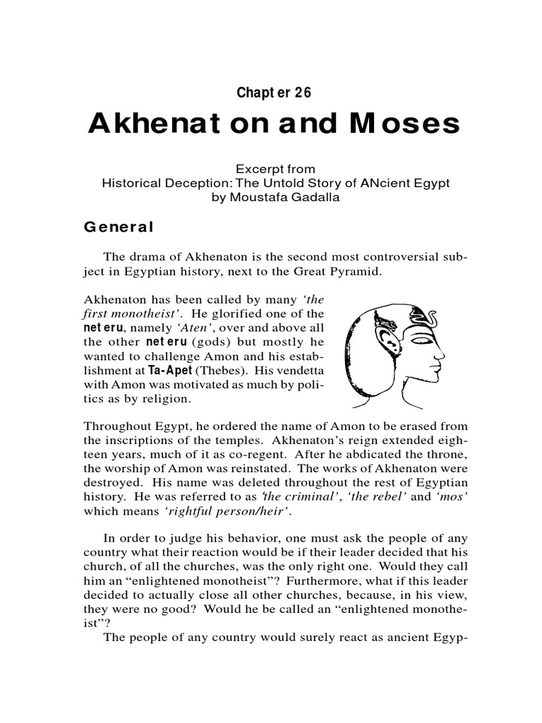 Akhenaton Moses Akhenaten Moses