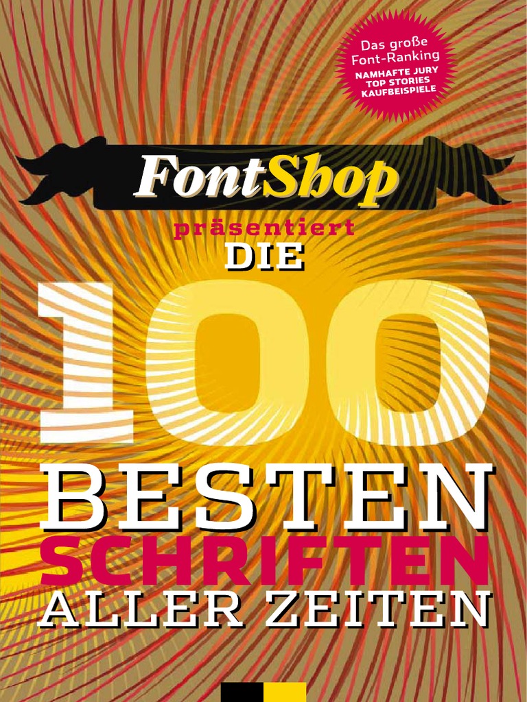 Fontshop 100 Beste Schriften