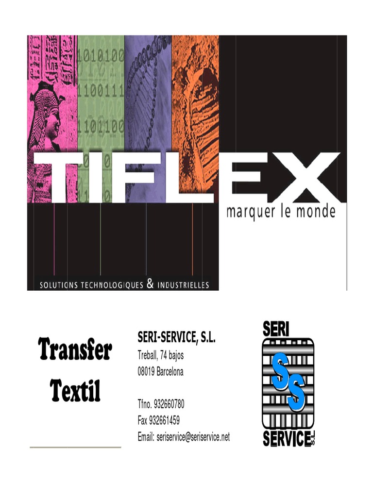 Guía de Transfer Textil | PDF | Papel | Productos quimicos