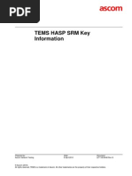 Tems Hasp Srm Key Information