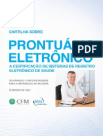 Cartilha SBIS CFM Prontuario Eletronico Fev 2012