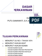 Dasar Perkawinan