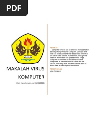 Makalah Virus Komputer