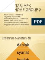 Presentasi MPK Agama Home-Group 2