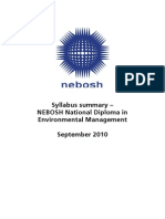 EDip Sep 2010 Syllabus Summary 1010111010201159118