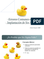 Errores Six Sigma