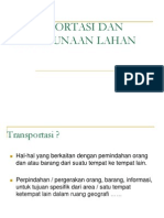 Transportasi Dan Guna Lahan