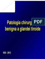 Patologia Chirurgicala Benigna a Tiroidei - FINAL