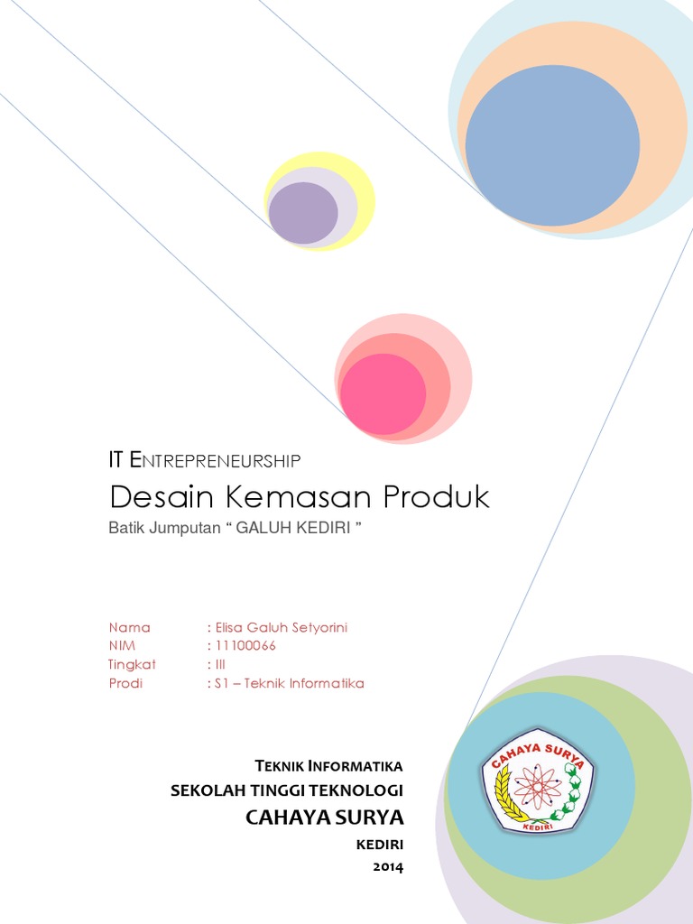 KTI Produk Kemasan Batik  Galuh