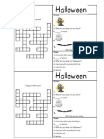 Hallowen Crossword