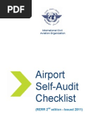 ICAO Self Audit Checklist For Airports