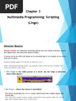 Multimedia Programming: Scripting (Lingo)