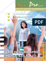 Revista Didactica Pro Nr. 4, (56) Septembrie // DIN NOU DESPRE NOILE EDUCATII