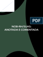 NOB-RH-SUAS - Anotada e Comentada