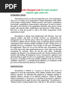 Download Recruitment  Selection Process Project Report by kamdica SN21791869 doc pdf