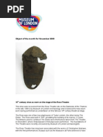 Download Museum of London object of the month November 2009 by Museum of London SN21792190 doc pdf