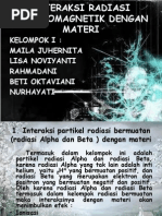 Download INTERAKSI RADIASI ELEKTROMAGNETIK DENGAN MATERIpptx by Fika Risvita SN217924539 doc pdf