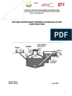 Second Supervisor Training-handout on Biogas Plant Const