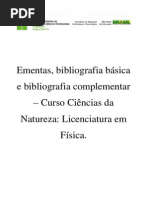 Ementas e bibliografias Licenciatura em Fisica.pdf