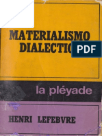 Henri Lefebvre-El Materialismo Dialéctico