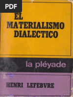 Henri Lefebvre-El Materialismo Dialéctico