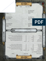 Deathwatch Squad Solomode Sheet PDF