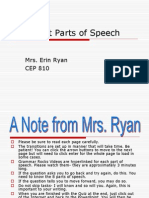 The Eight Parts of Speech- Final PP