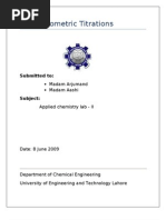 Download Conductometric Titrations by usman_uet08 SN21795474 doc pdf