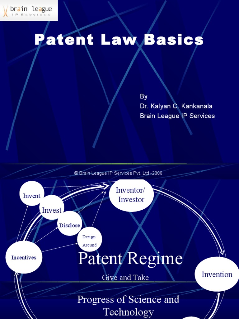 Patent Law Basics Patent Intellectual Property