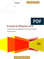 o Level Physics Quick Revision