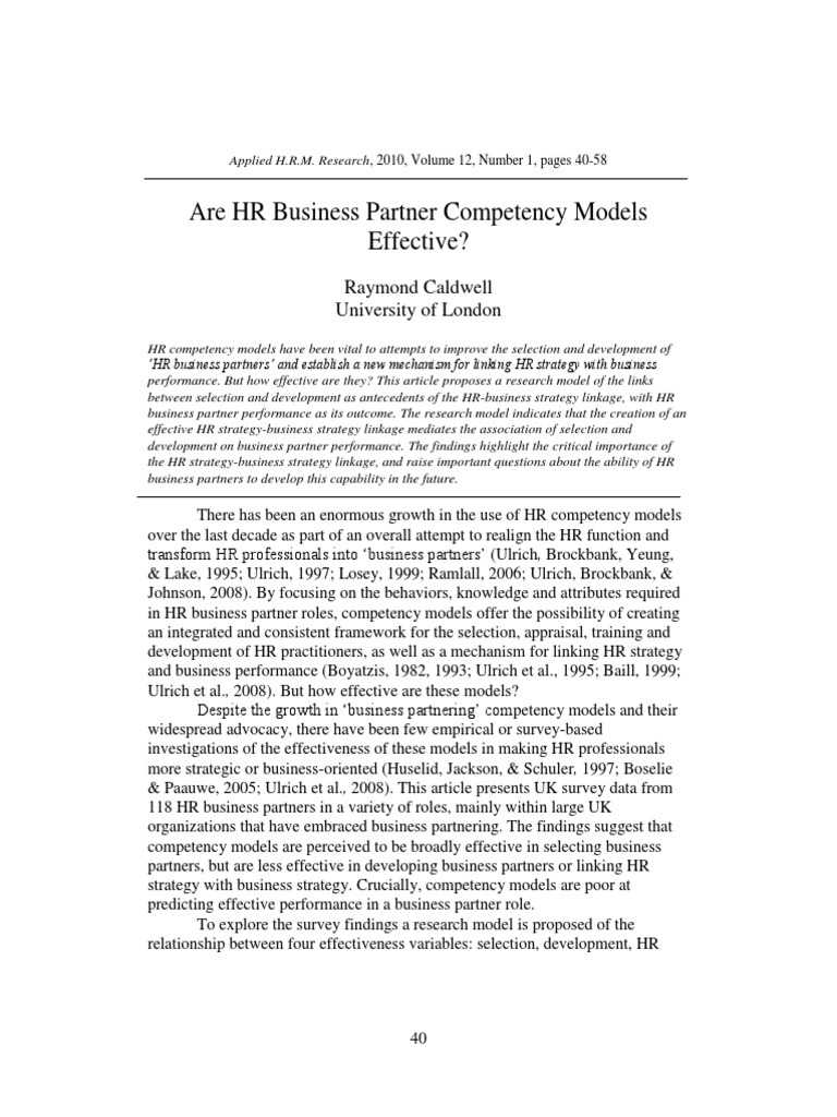 Are-HR-Competency-Models-Effective.pdf  Competence (Human 