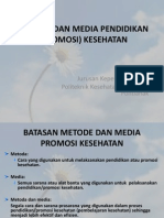 Metode Dan Media Pendidikan (Promosi) Kesehatan