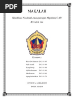 Download Klasifikasi Nasabah Leasing DenganAlgoritmaC45 Deciscion Tree by IhsanMedia Corp SN217990295 doc pdf
