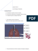 Simulations Topics Subtopics: Respiration (Form 4) : Gaseous Exchange