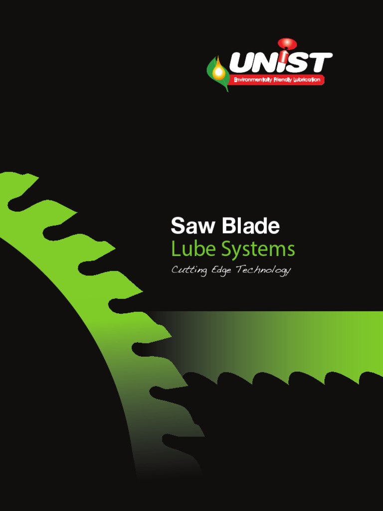 Unist Saw Blade Lube Systems Pump Blade