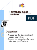 UML Detailed Class Design