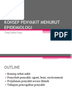 Konsep Penyakit Menurut Epidemiologi