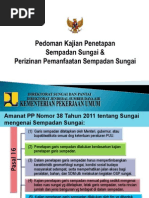 Download Pedoman Kajian Penetapan Sempadan Sungai dan Perijinan Pemanfaatan Sungai  by KnowledgeCenterNRD SN218011050 doc pdf