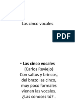 Las Cinco Vocales