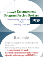 Image Enhancement Program For Job Seekers: Pamantasan NG Lungsod NG Maynila (PLM) Graduating Class 2005