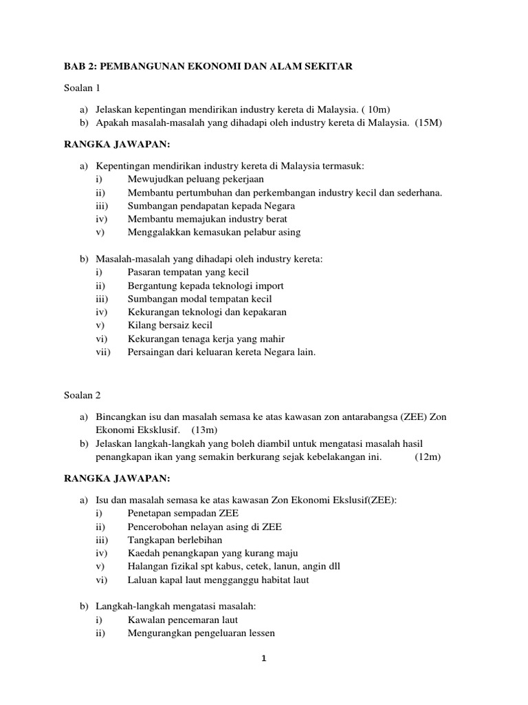 Bab 2 - Pembangunan Ekonomi Dan Impaknya  PDF