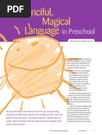 Fancifullanguage in Pre School