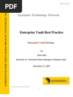 Enterprise Vault Backups